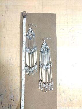 Native American Porcupine Quills Earrings* Native Made